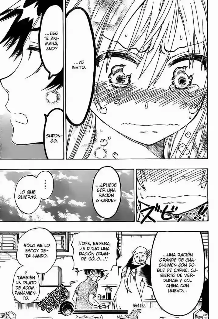 Nisekoi capítulo 41 página 19