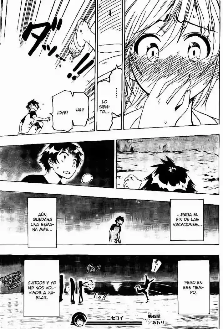 Nisekoi capítulo 45 página 19