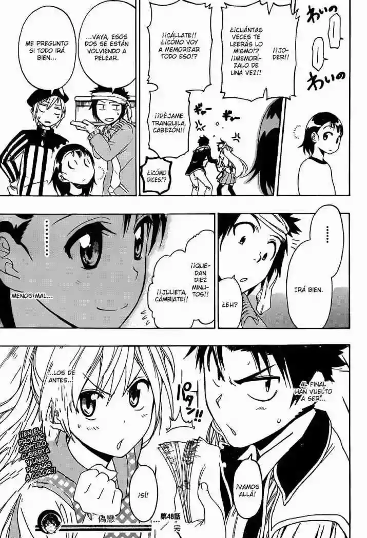 Nisekoi capítulo 48 página 19