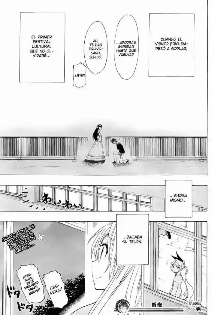 Nisekoi capítulo 50 página 19