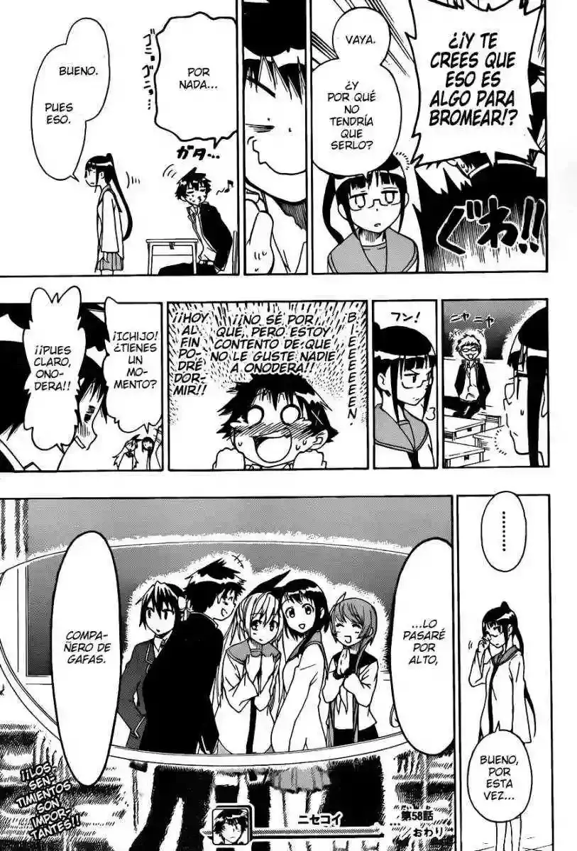 Nisekoi capítulo 58 página 19