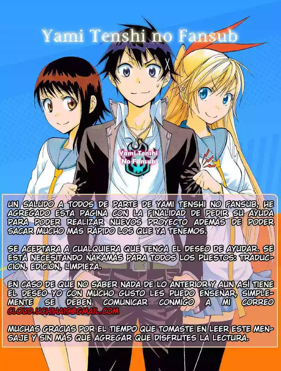 Nisekoi capítulo 69 página 1