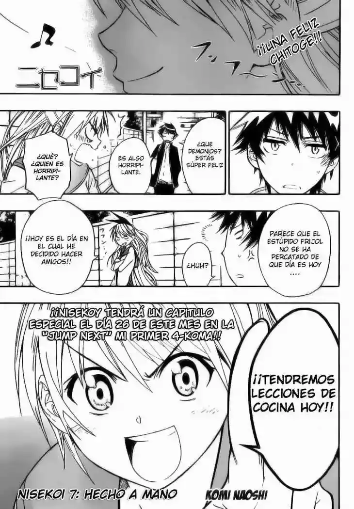 Nisekoi capítulo 7 página 3