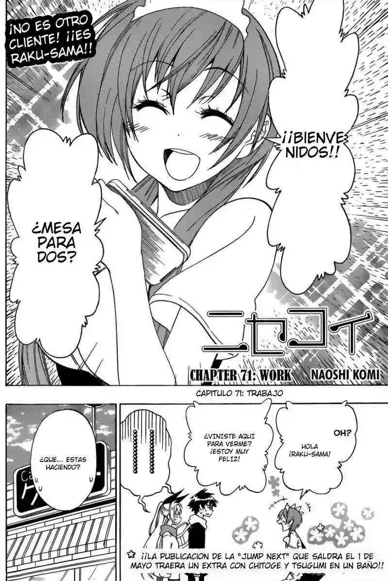 Nisekoi capítulo 71 página 4