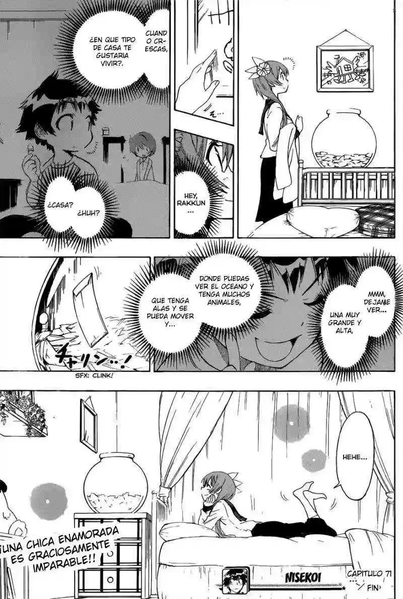 Nisekoi capítulo 71 página 21
