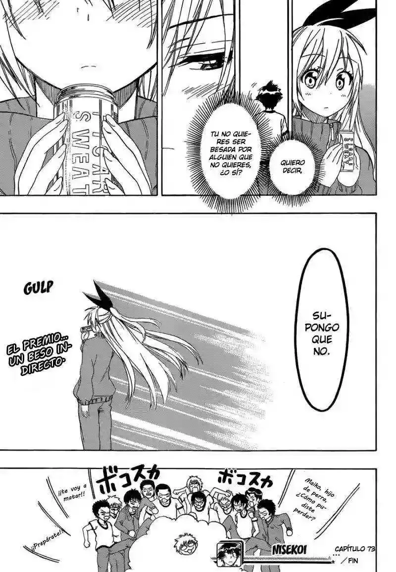 Nisekoi capítulo 73 página 21
