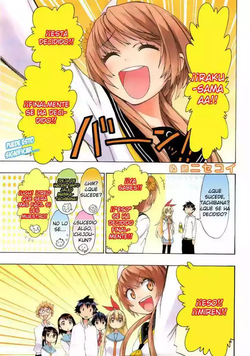 Nisekoi capítulo 76 página 3