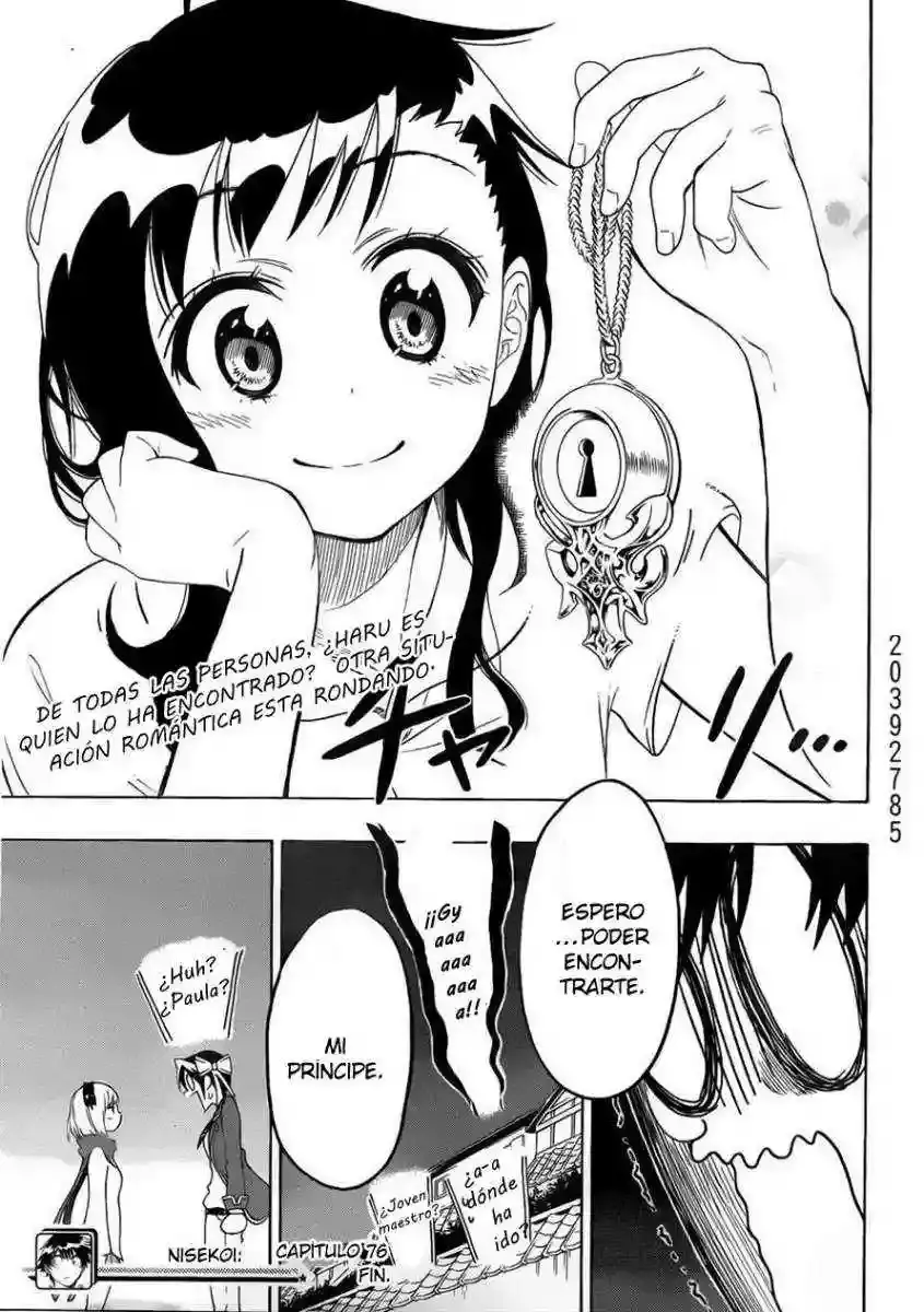 Nisekoi capítulo 76 página 21