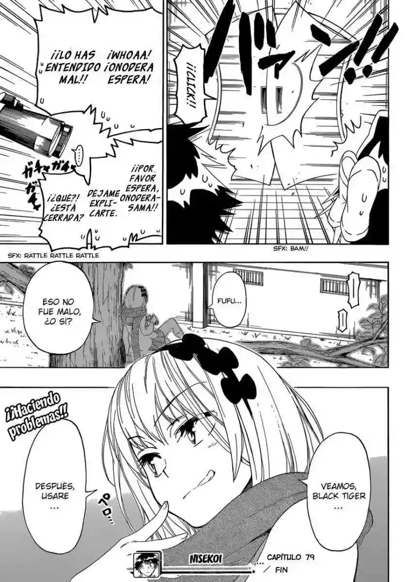 Nisekoi capítulo 79 página 19