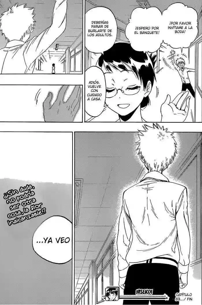 Nisekoi capítulo 83 página 20