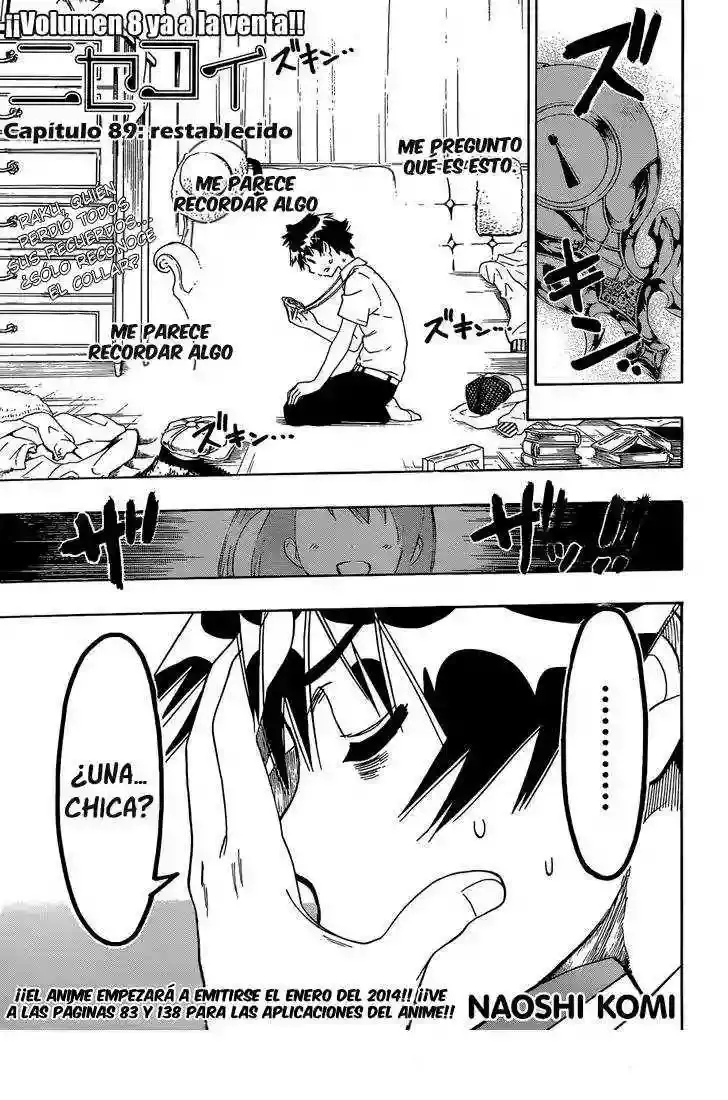 Nisekoi capítulo 89 página 2