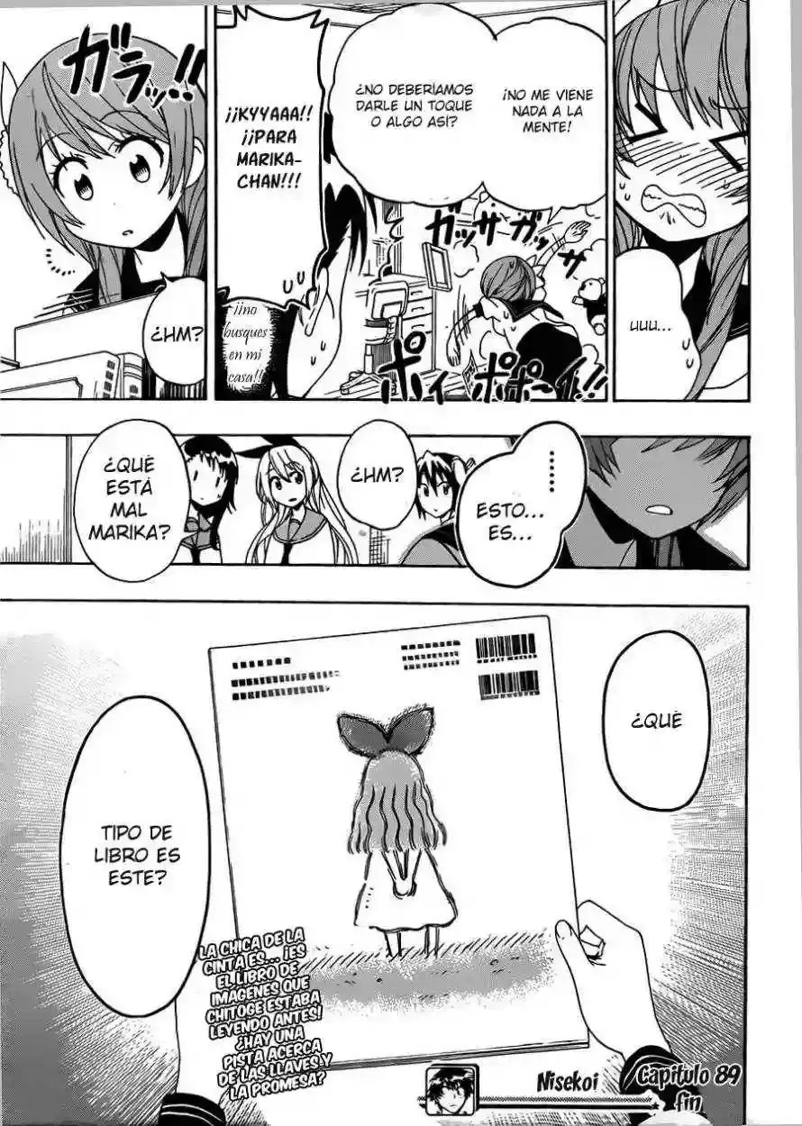 Nisekoi capítulo 89 página 20