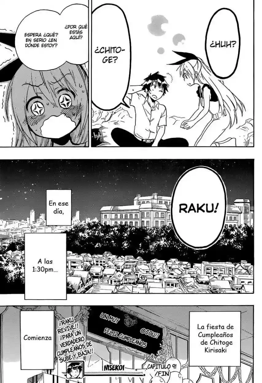 Nisekoi capítulo 91 página 19