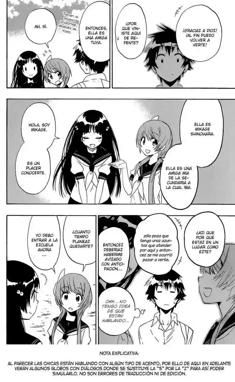 Nisekoi capítulo 95 página 8