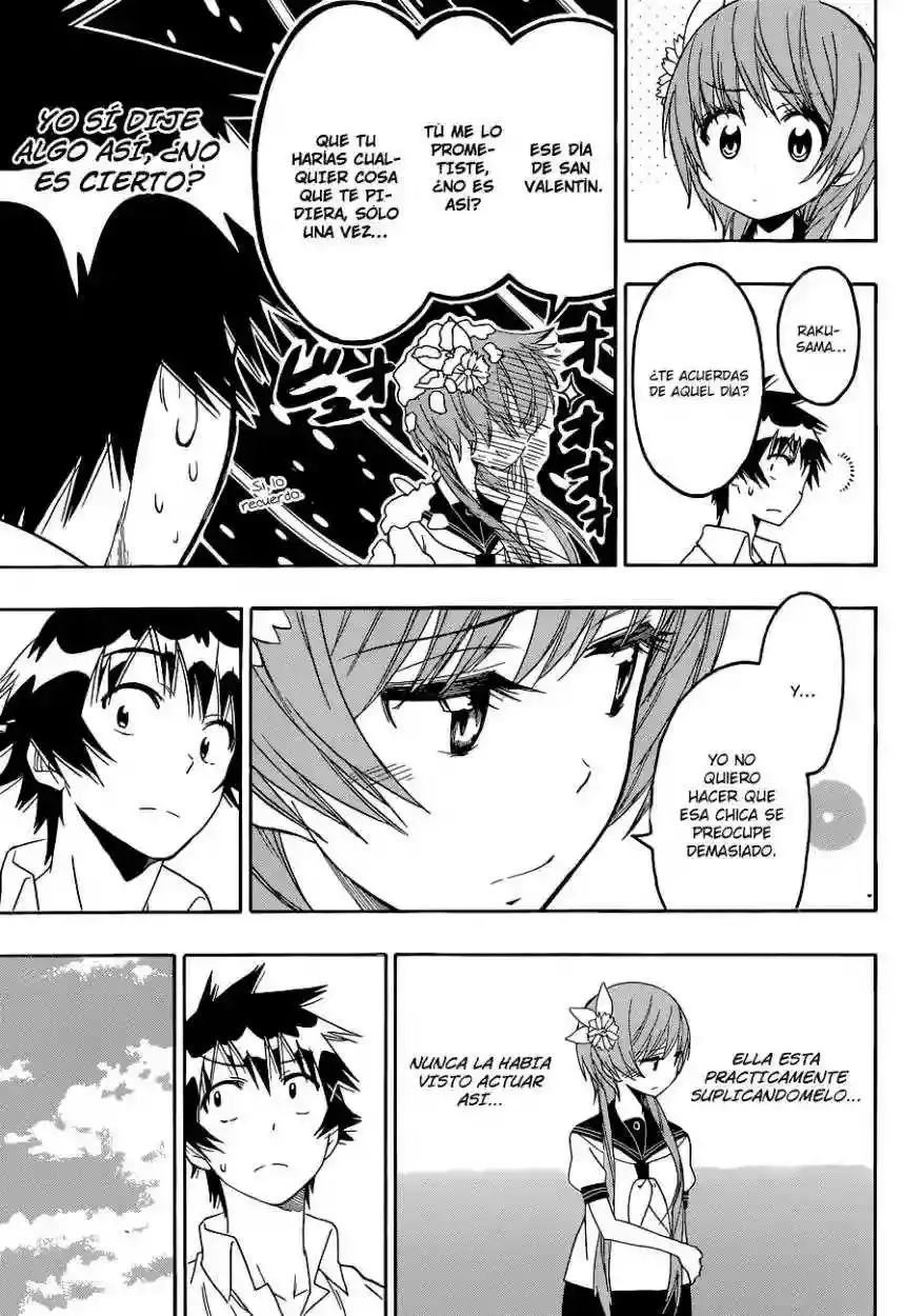 Nisekoi capítulo 95 página 17