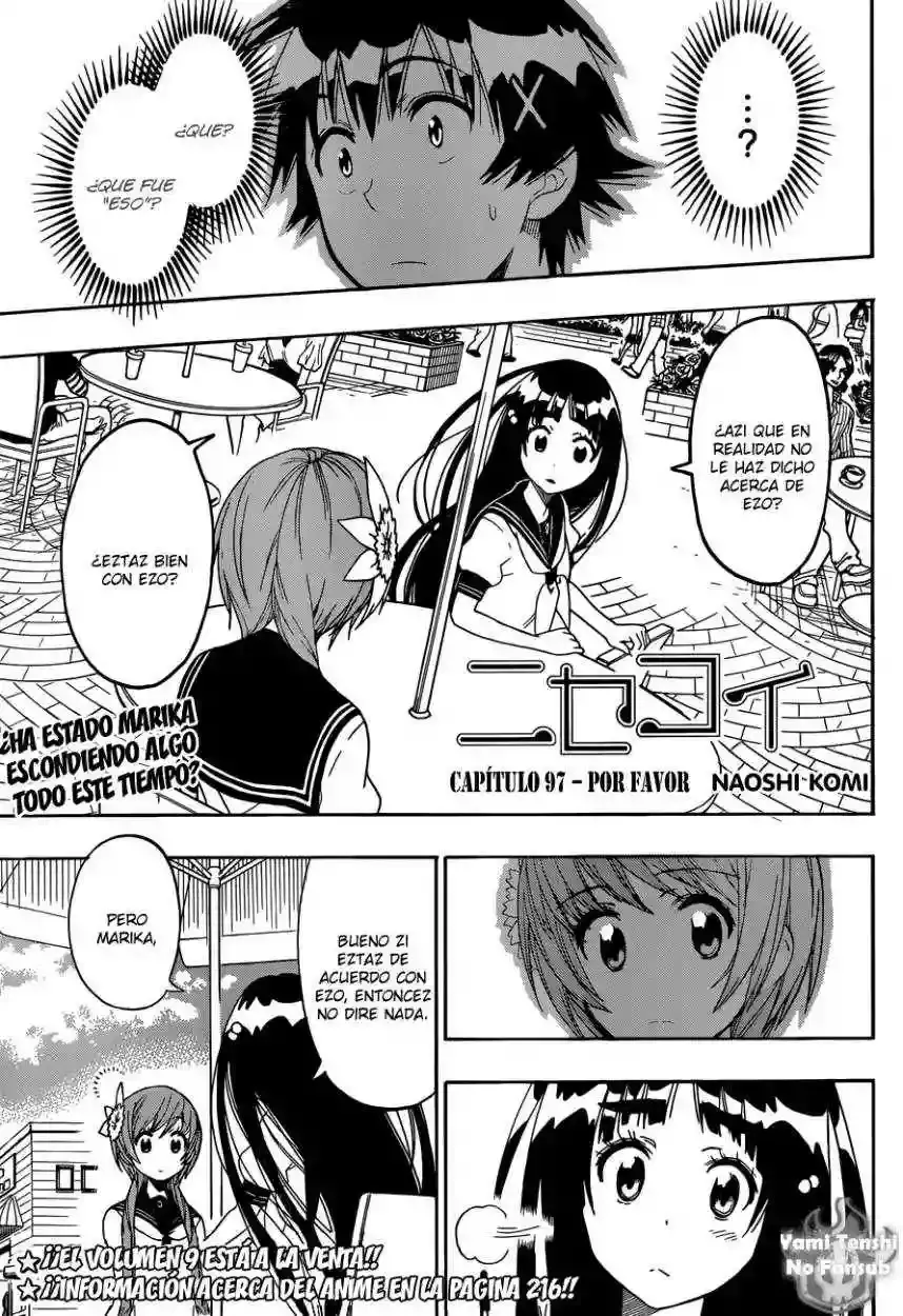 Nisekoi capítulo 97 página 3