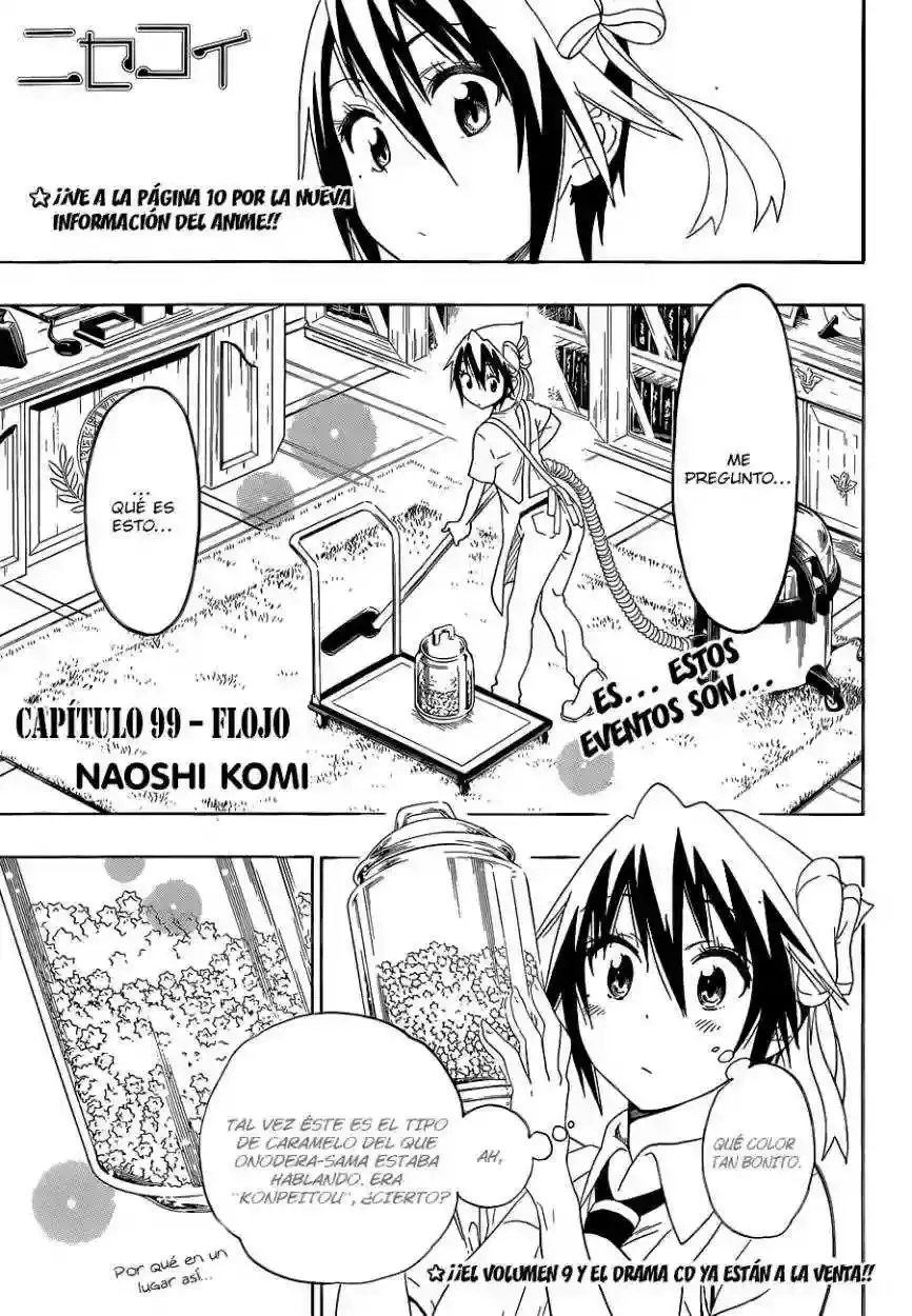 Nisekoi capítulo 99 página 3