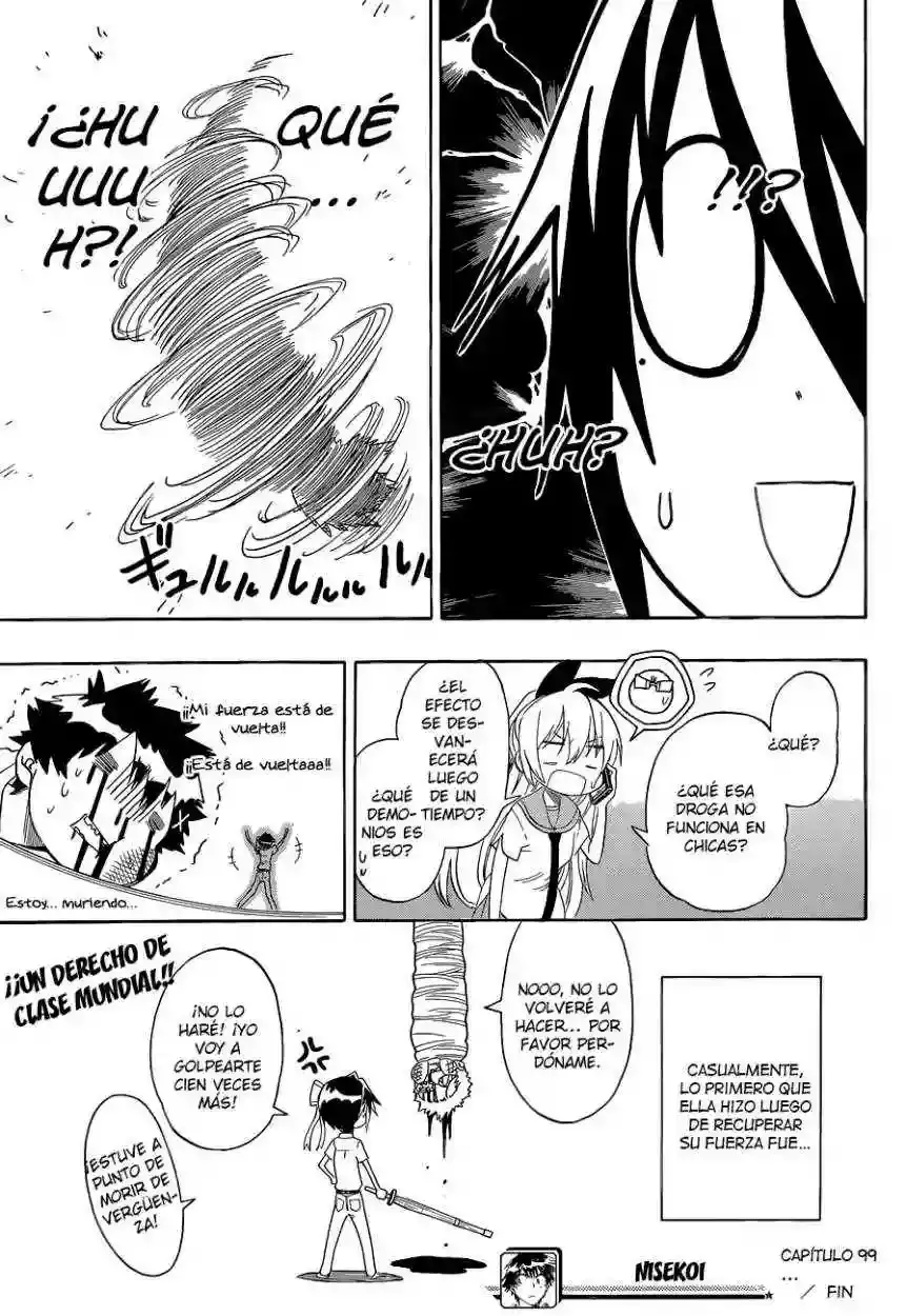 Nisekoi capítulo 99 página 21