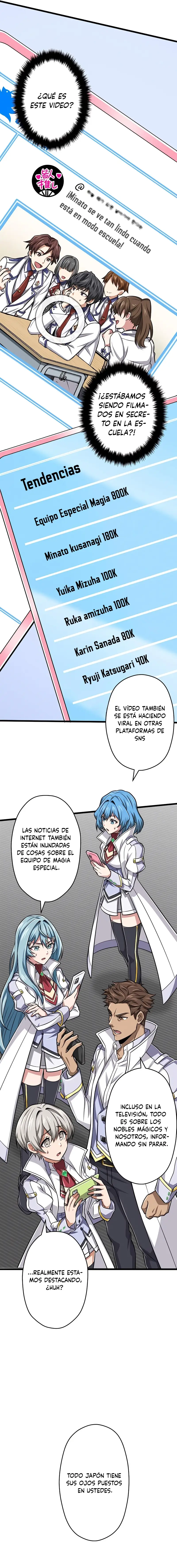 Nivel magico 99990000 capítulo 50 página 6