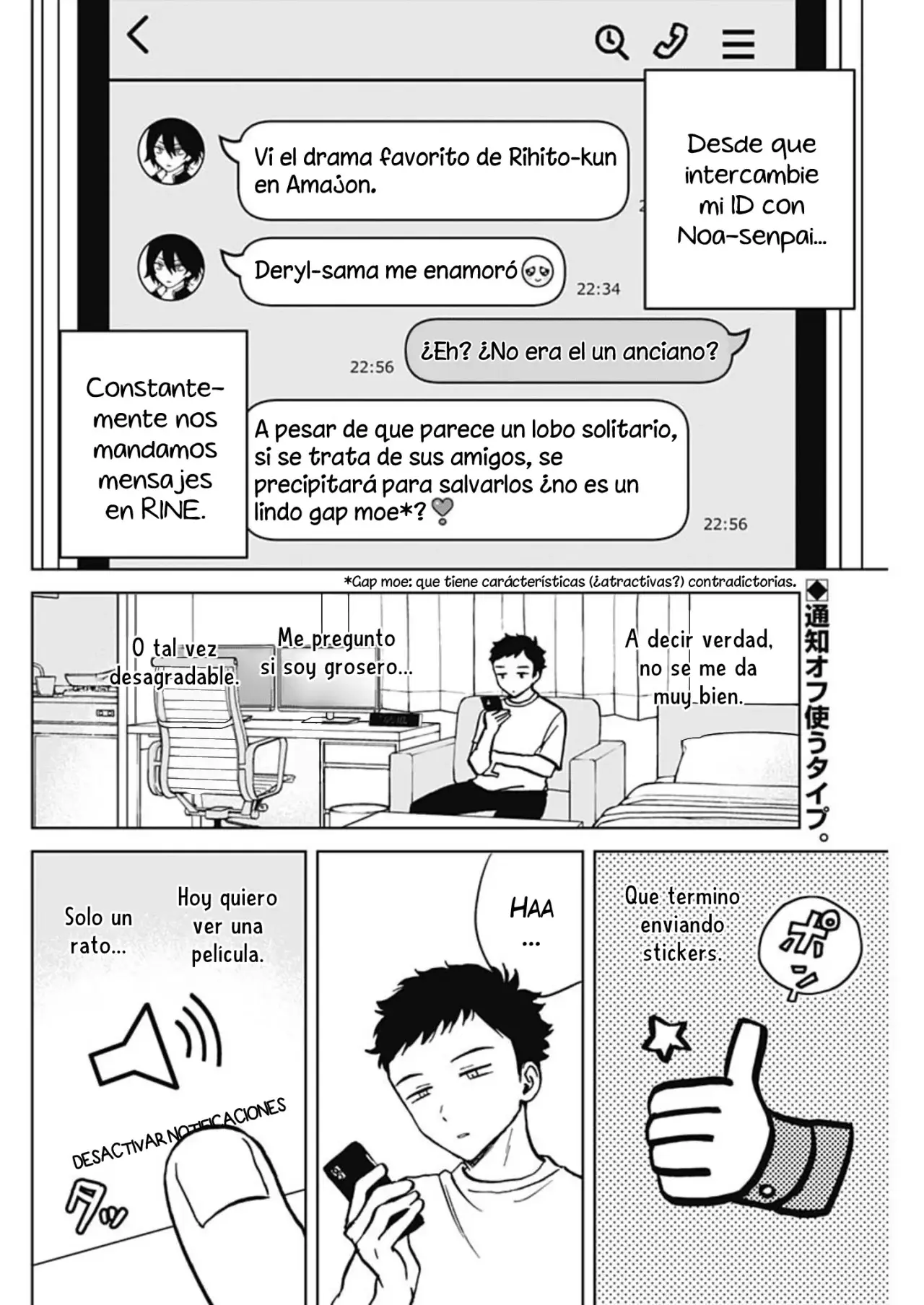 Noa-senpai Wa Tomodachi capítulo 3 página 3