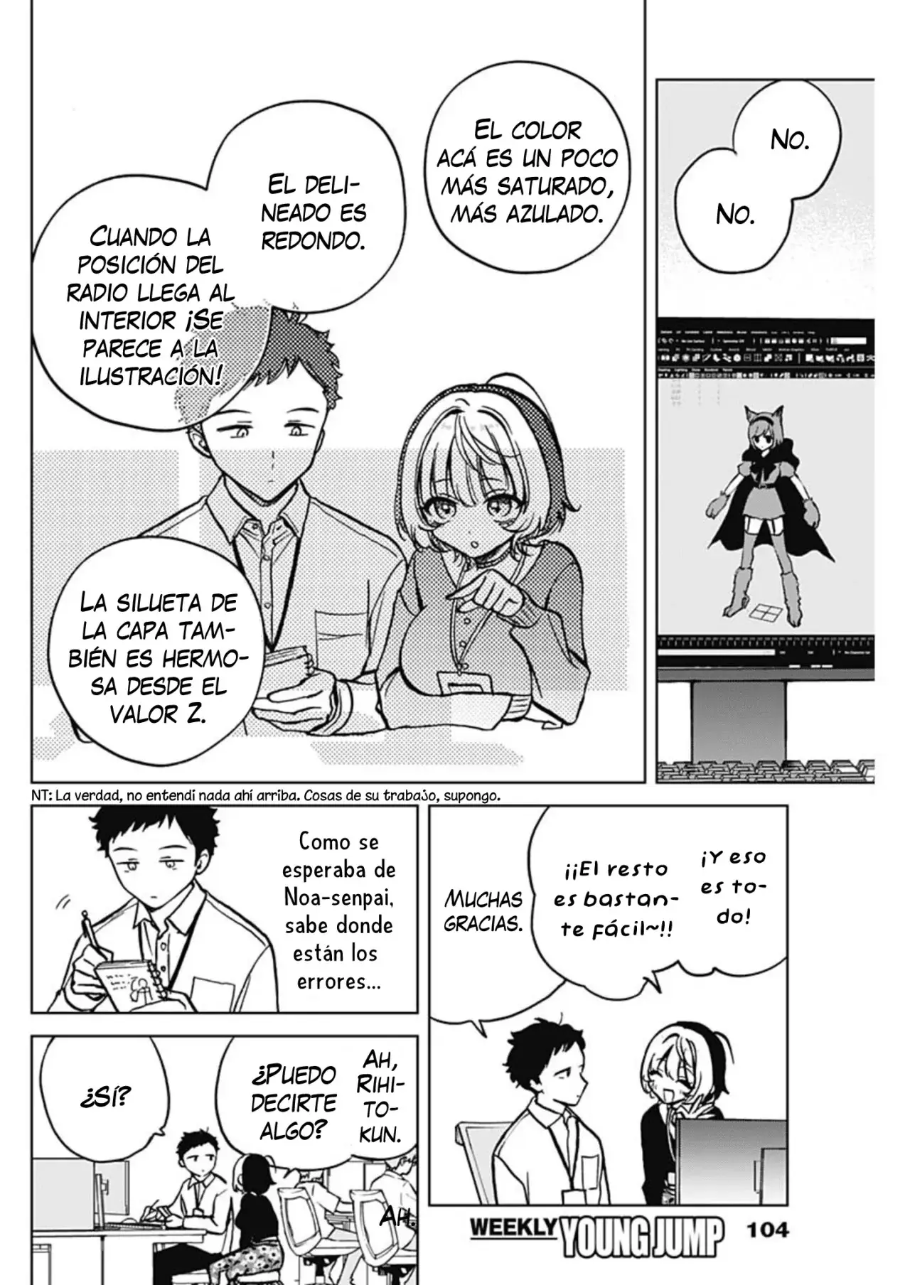 Noa-senpai Wa Tomodachi capítulo 3 página 5
