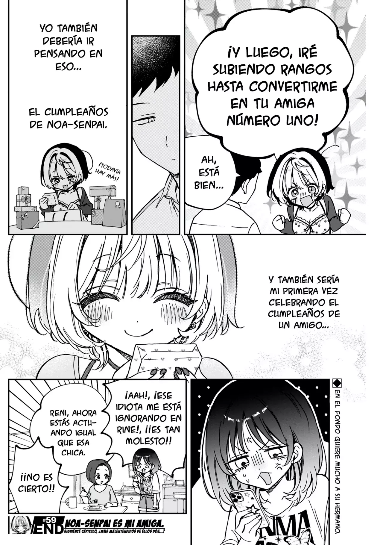 Noa-senpai Wa Tomodachi capítulo 59 página 18