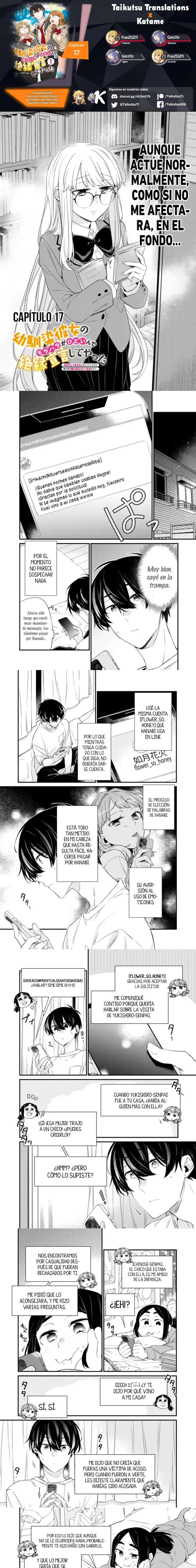 Osananajimi Kanojo no Morahara ga Hidoi n de Zetsuen Sengen Shite Yatta: Jibun Rashiku Ikiru Koto ni Shitara, Naze ka Tonari no Seki no Kakure Bishoujo kara Kokuhaku Sareta capítulo 17 página 1