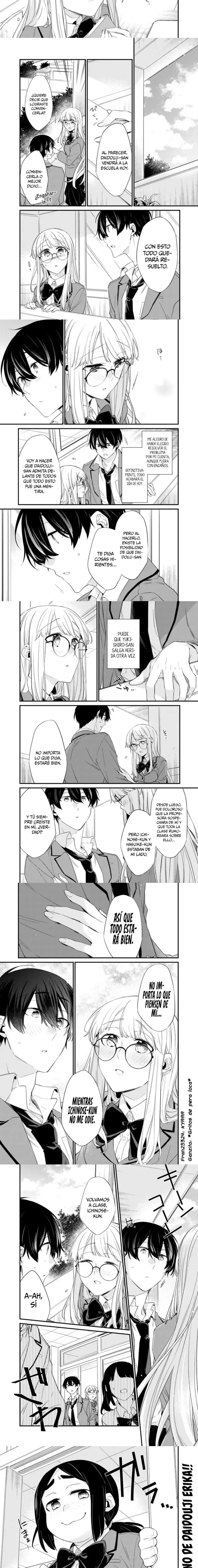 Osananajimi Kanojo no Morahara ga Hidoi n de Zetsuen Sengen Shite Yatta: Jibun Rashiku Ikiru Koto ni Shitara, Naze ka Tonari no Seki no Kakure Bishoujo kara Kokuhaku Sareta capítulo 17 página 3