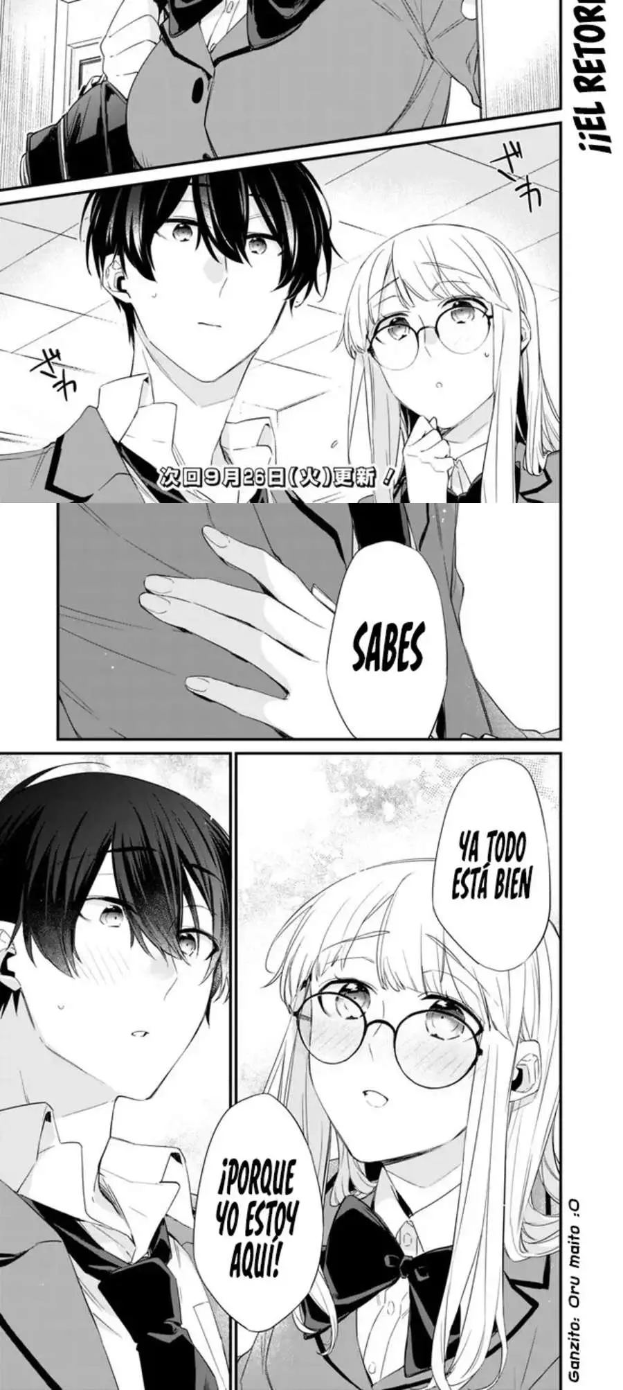 Osananajimi Kanojo no Morahara ga Hidoi n de Zetsuen Sengen Shite Yatta: Jibun Rashiku Ikiru Koto ni Shitara, Naze ka Tonari no Seki no Kakure Bishoujo kara Kokuhaku Sareta capítulo 17 página 4