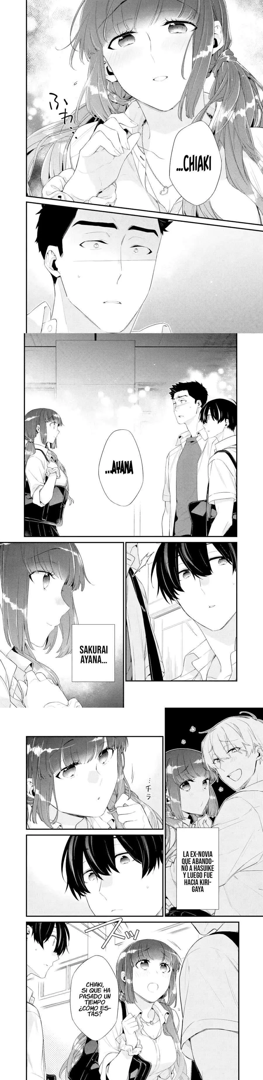 Osananajimi Kanojo no Morahara ga Hidoi n de Zetsuen Sengen Shite Yatta: Jibun Rashiku Ikiru Koto ni Shitara, Naze ka Tonari no Seki no Kakure Bishoujo kara Kokuhaku Sareta capítulo 33.1 página 3