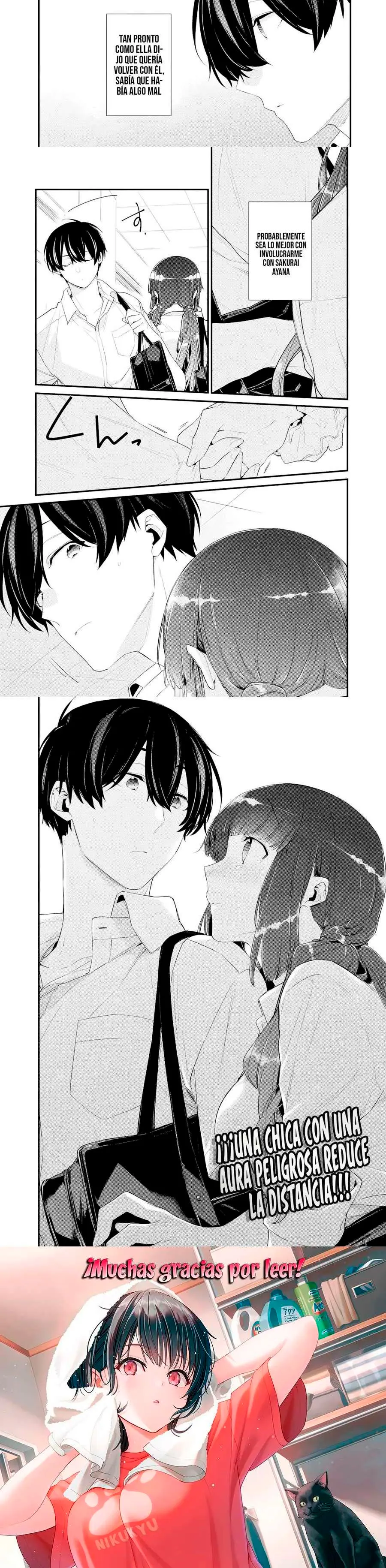 Osananajimi Kanojo no Morahara ga Hidoi n de Zetsuen Sengen Shite Yatta: Jibun Rashiku Ikiru Koto ni Shitara, Naze ka Tonari no Seki no Kakure Bishoujo kara Kokuhaku Sareta capítulo 33.1 página 6