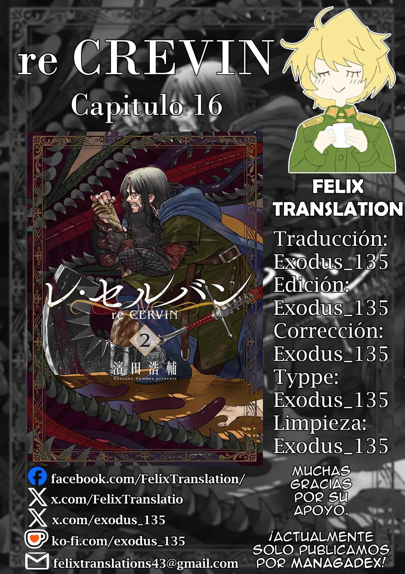 Re Cervin capítulo 16 página 1