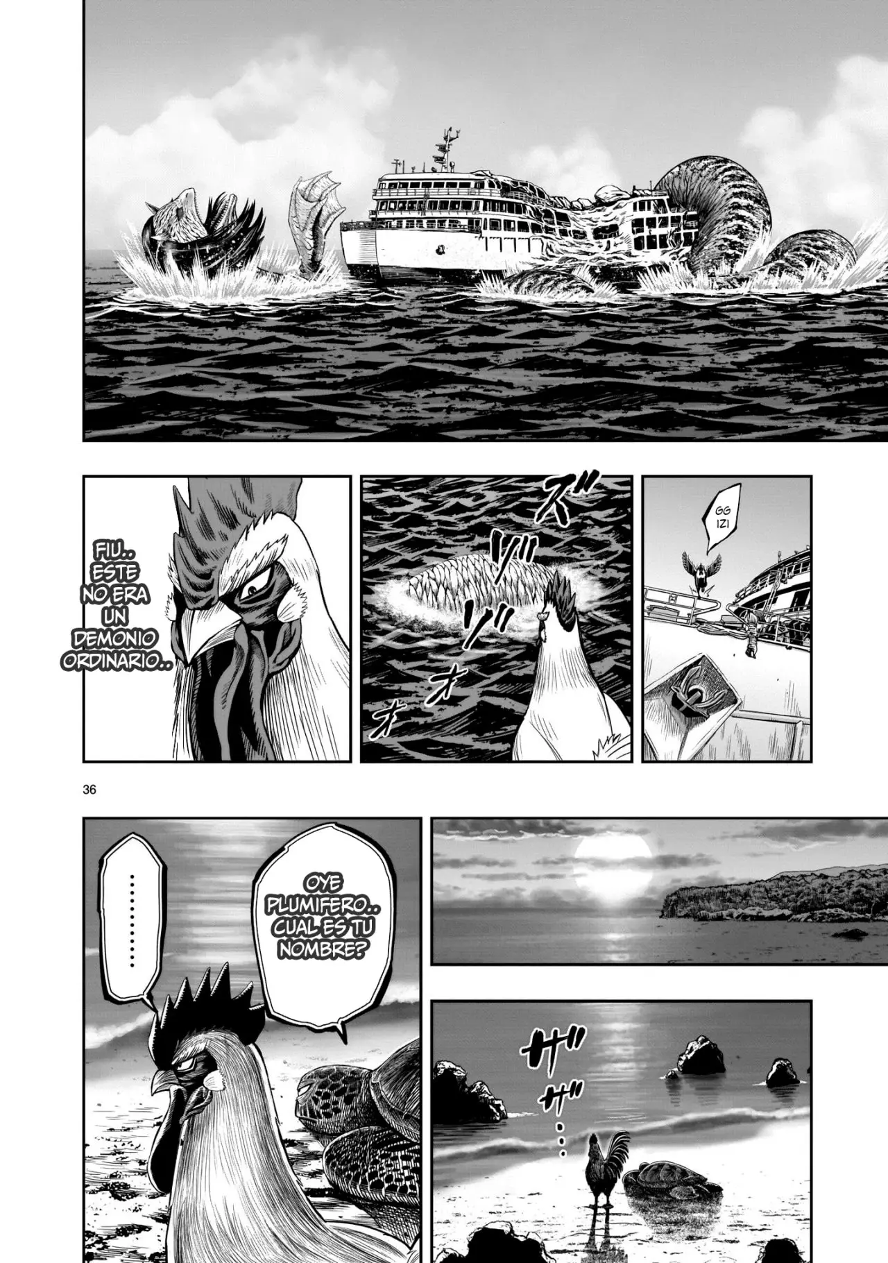 Rooster Fighter capítulo 4 página 36