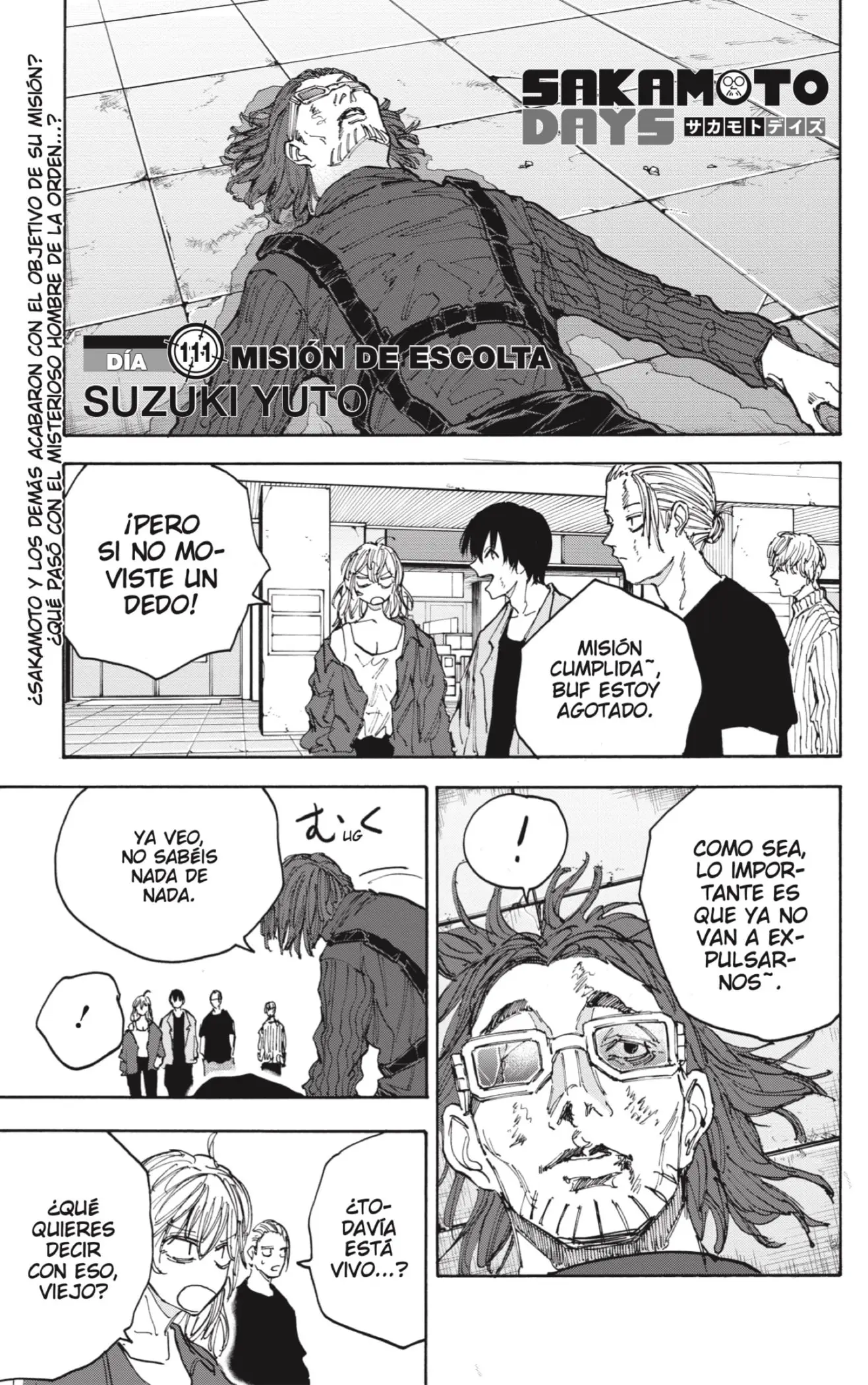Sakamoto Days capítulo 111 página 1