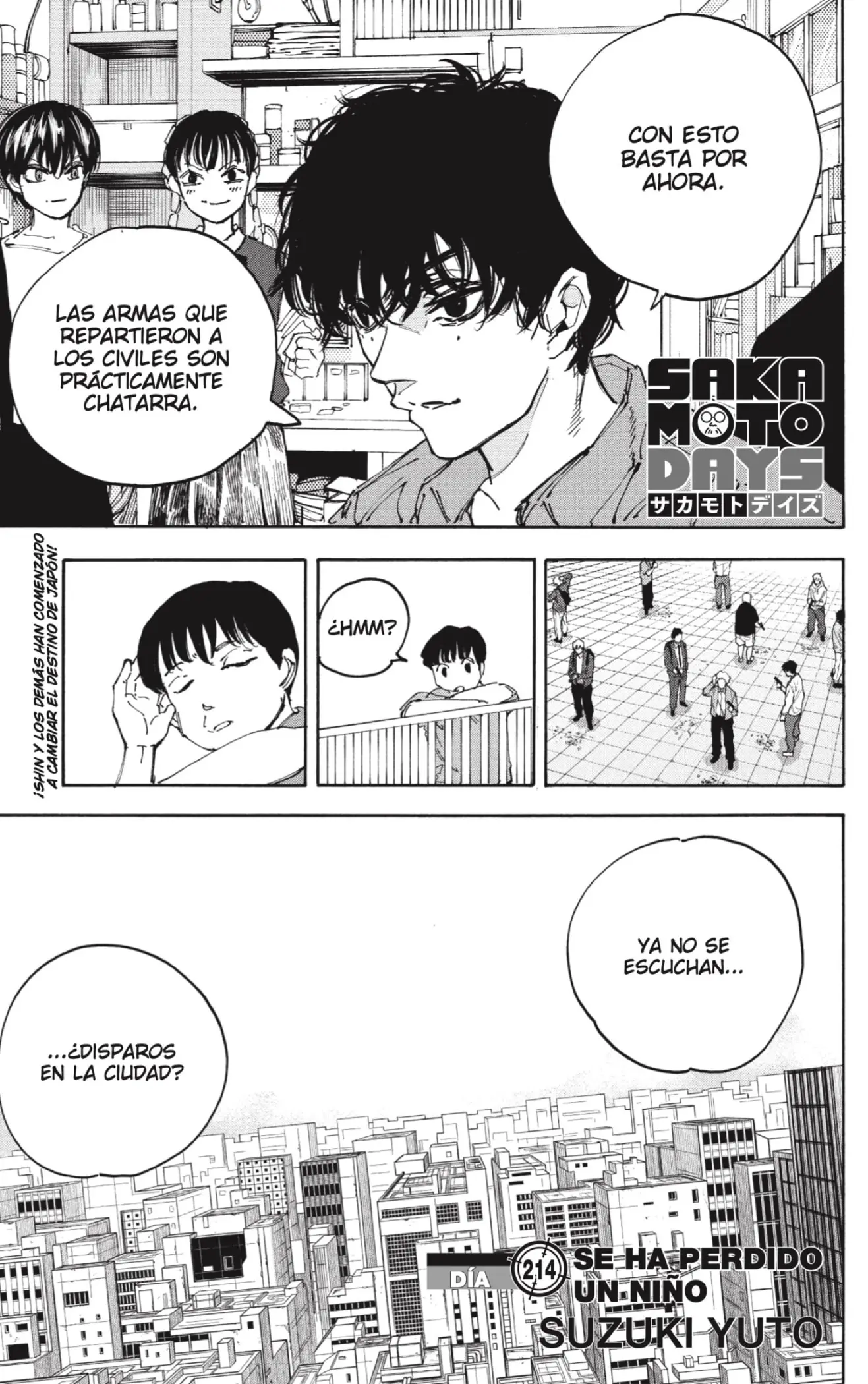 Sakamoto Days capítulo 214 página 1