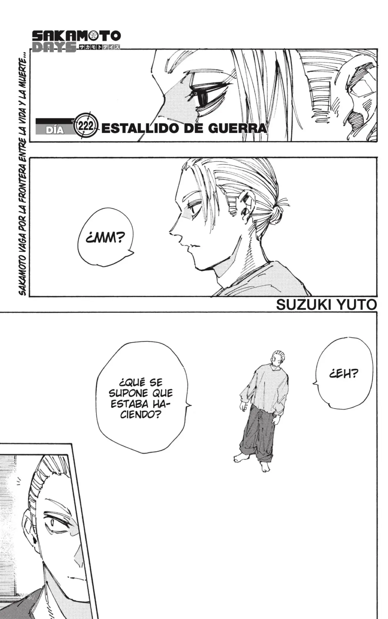 Sakamoto Days capítulo 222 página 1