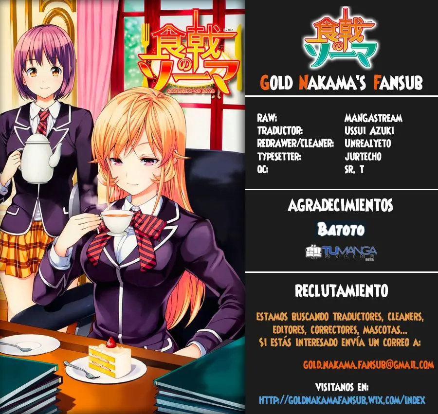 Shokugeki No Soma capítulo 177 página 1
