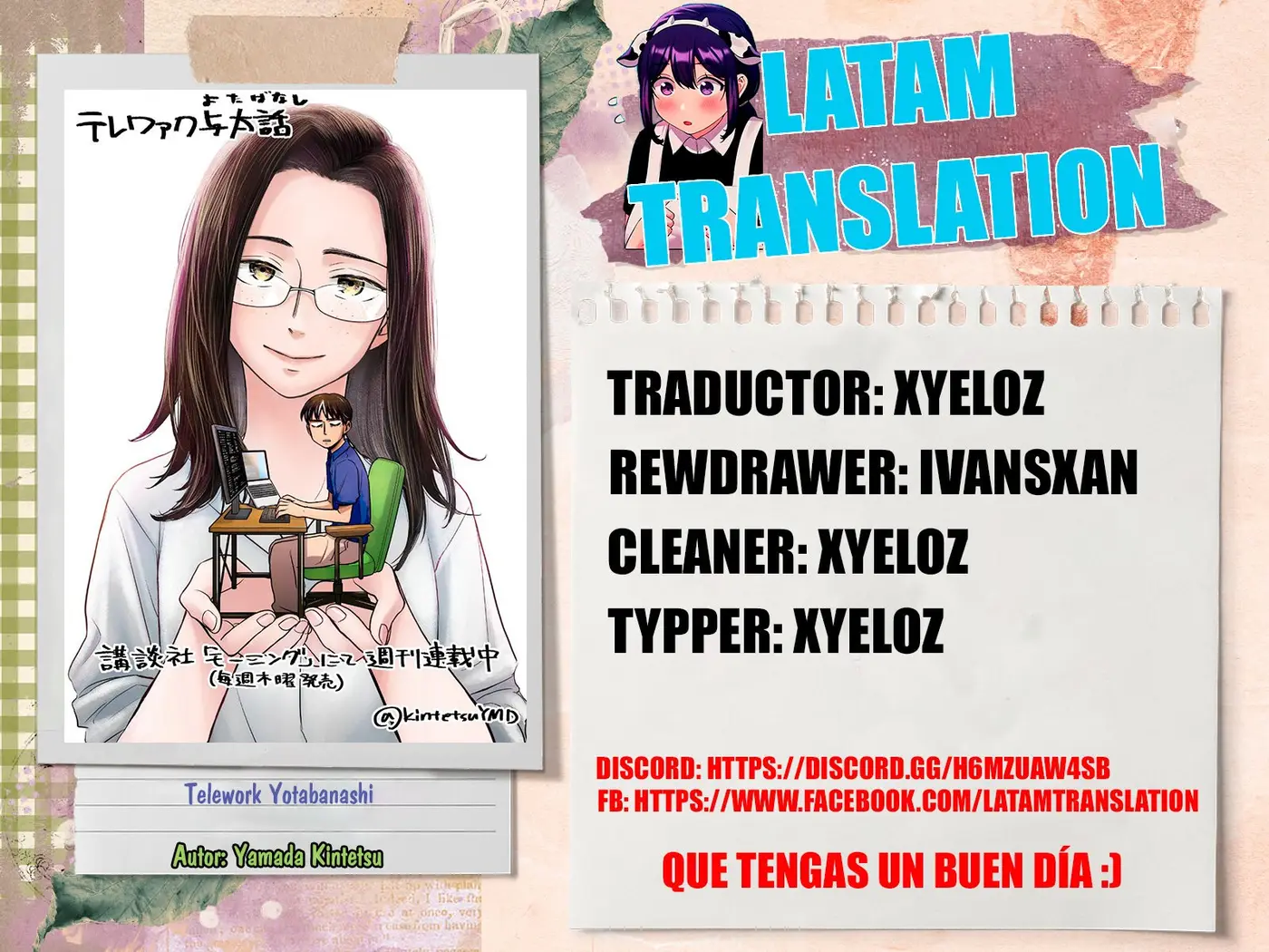 Telework Yotabanashi capítulo 1 página 1