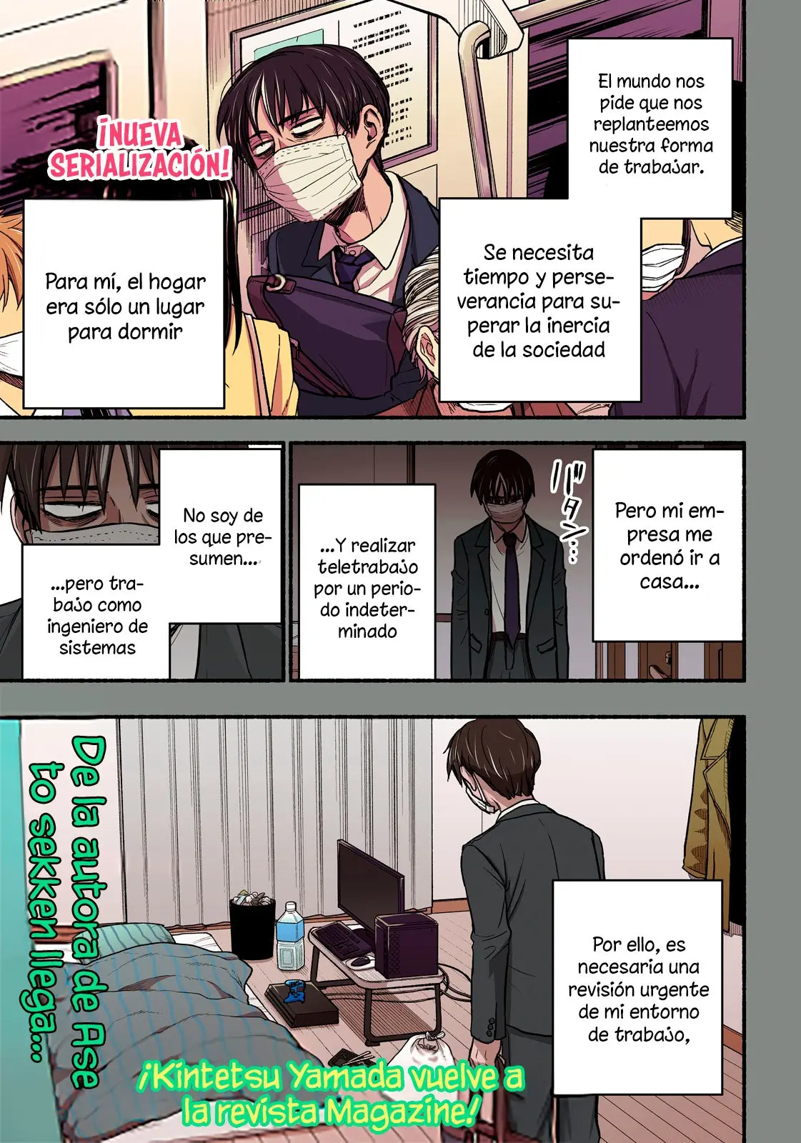 Telework Yotabanashi capítulo 1 página 2