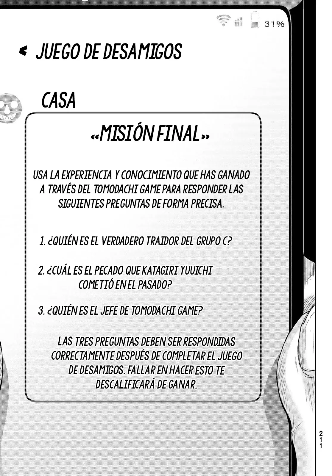 Tomodachi Game capítulo 114 página 30