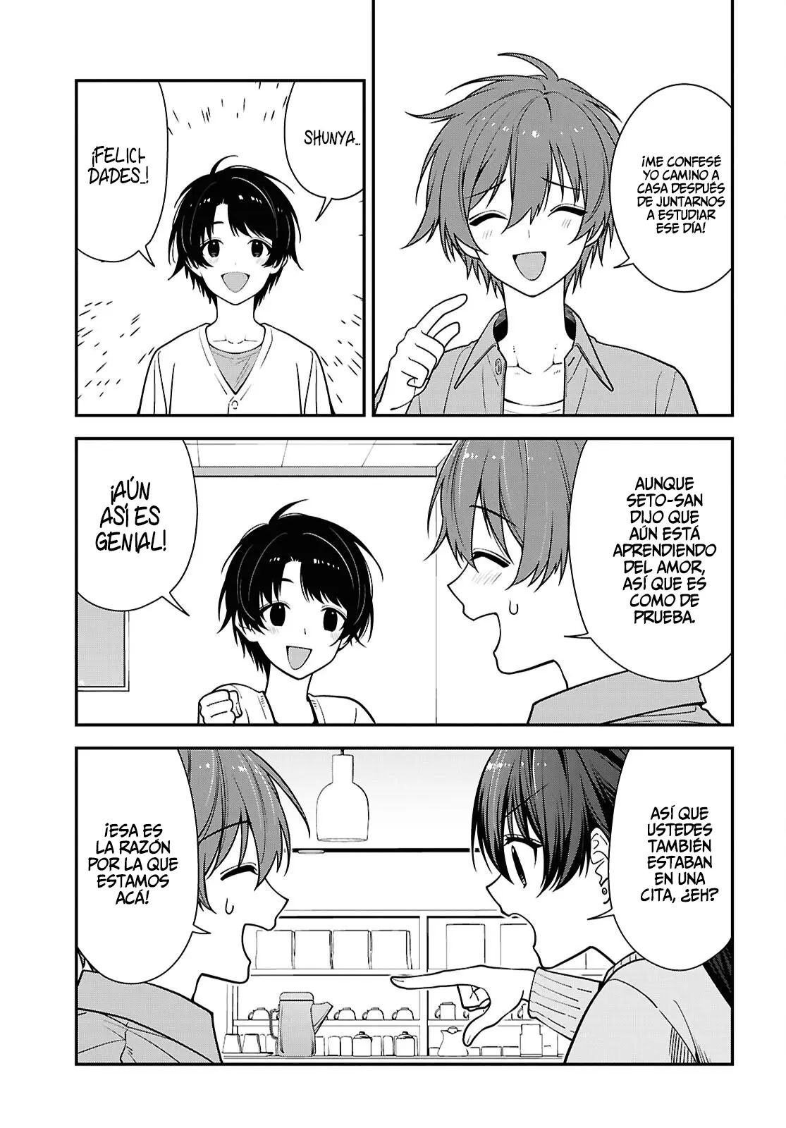 Tonari no Seki no Yankee Shimizu-san ga Kami wo Kuroku Somete Kita capítulo 21 página 7