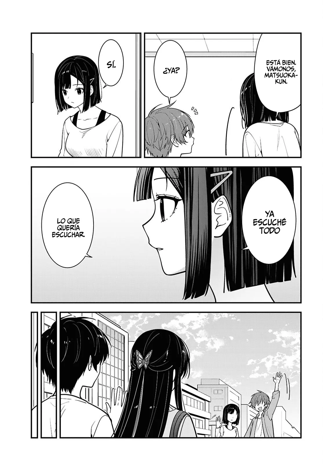Tonari no Seki no Yankee Shimizu-san ga Kami wo Kuroku Somete Kita capítulo 21 página 9