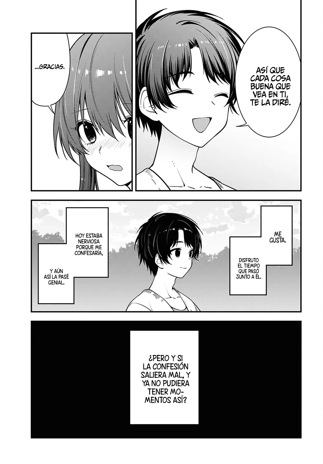 Tonari no Seki no Yankee Shimizu-san ga Kami wo Kuroku Somete Kita capítulo 21 página 31