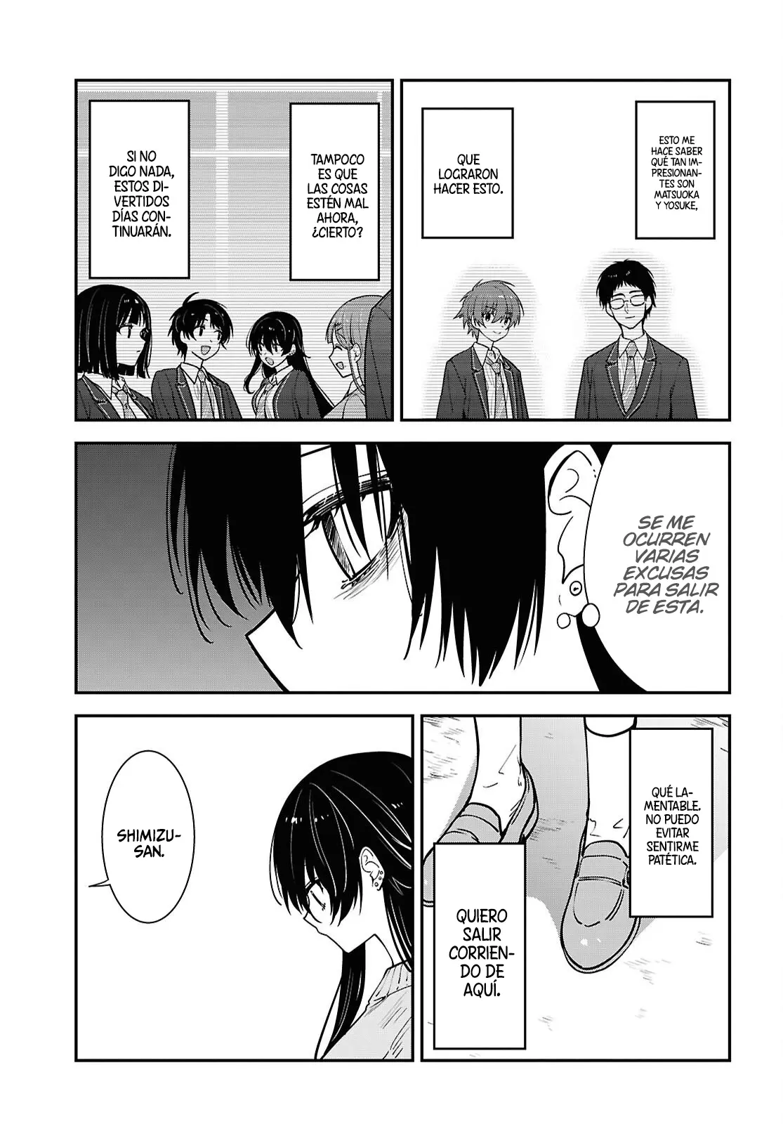 Tonari no Seki no Yankee Shimizu-san ga Kami wo Kuroku Somete Kita capítulo 21 página 35