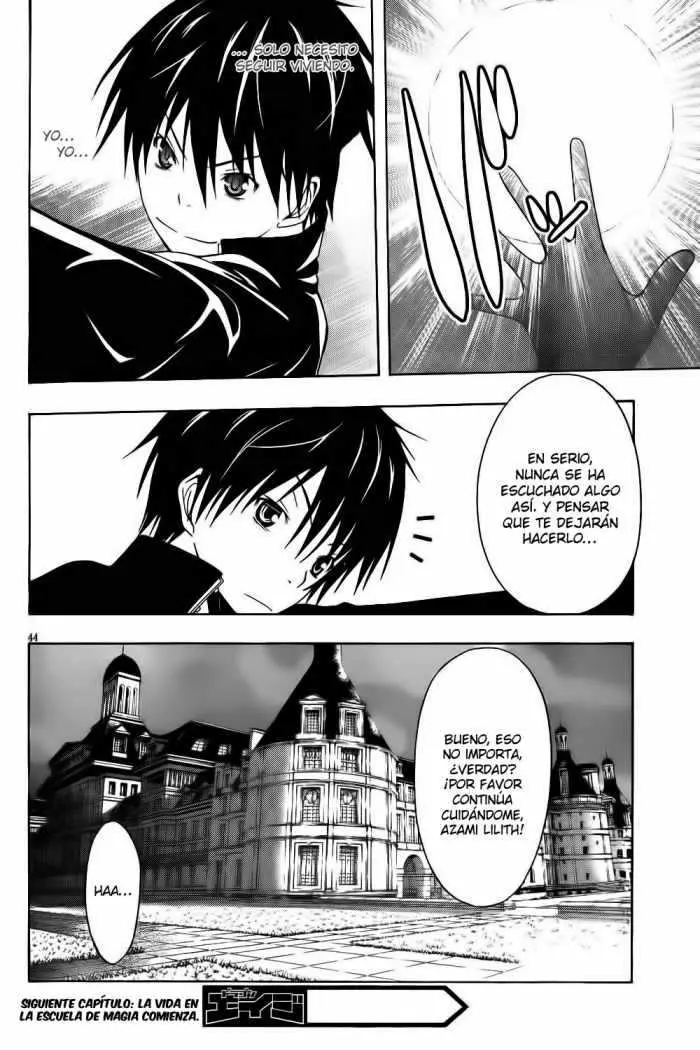 Trinity Seven: 7-Nin no Mahoutsukai capítulo 1 página 45