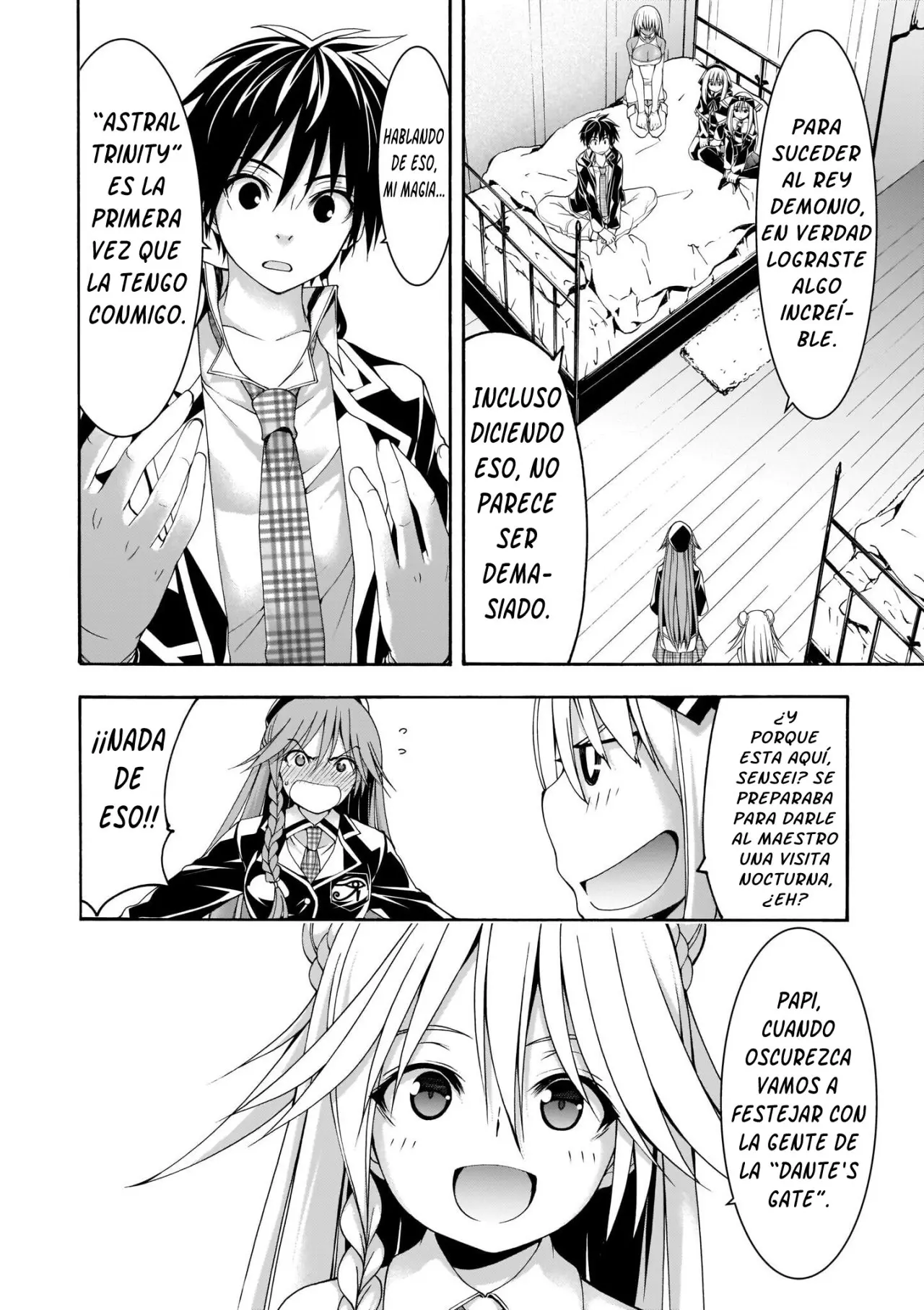 Trinity Seven: 7-Nin no Mahoutsukai capítulo 100 página 8