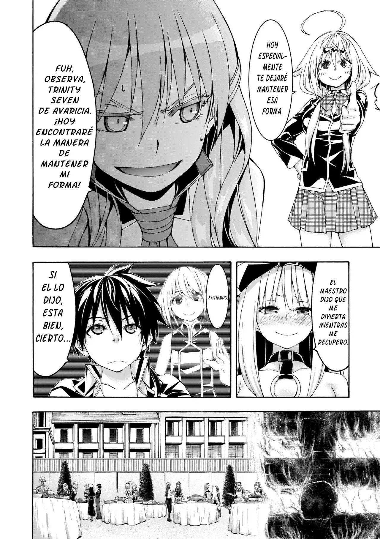 Trinity Seven: 7-Nin no Mahoutsukai capítulo 100 página 18