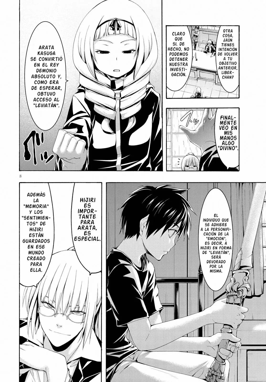 Trinity Seven: 7-Nin no Mahoutsukai capítulo 108 página 8