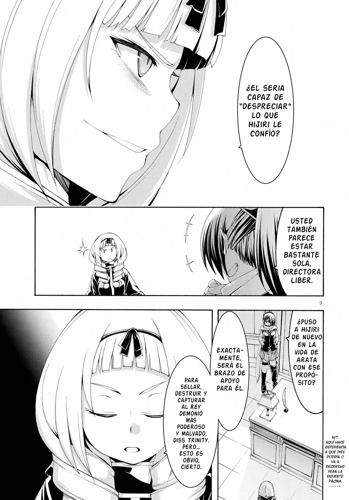 Trinity Seven: 7-Nin no Mahoutsukai capítulo 108 página 9