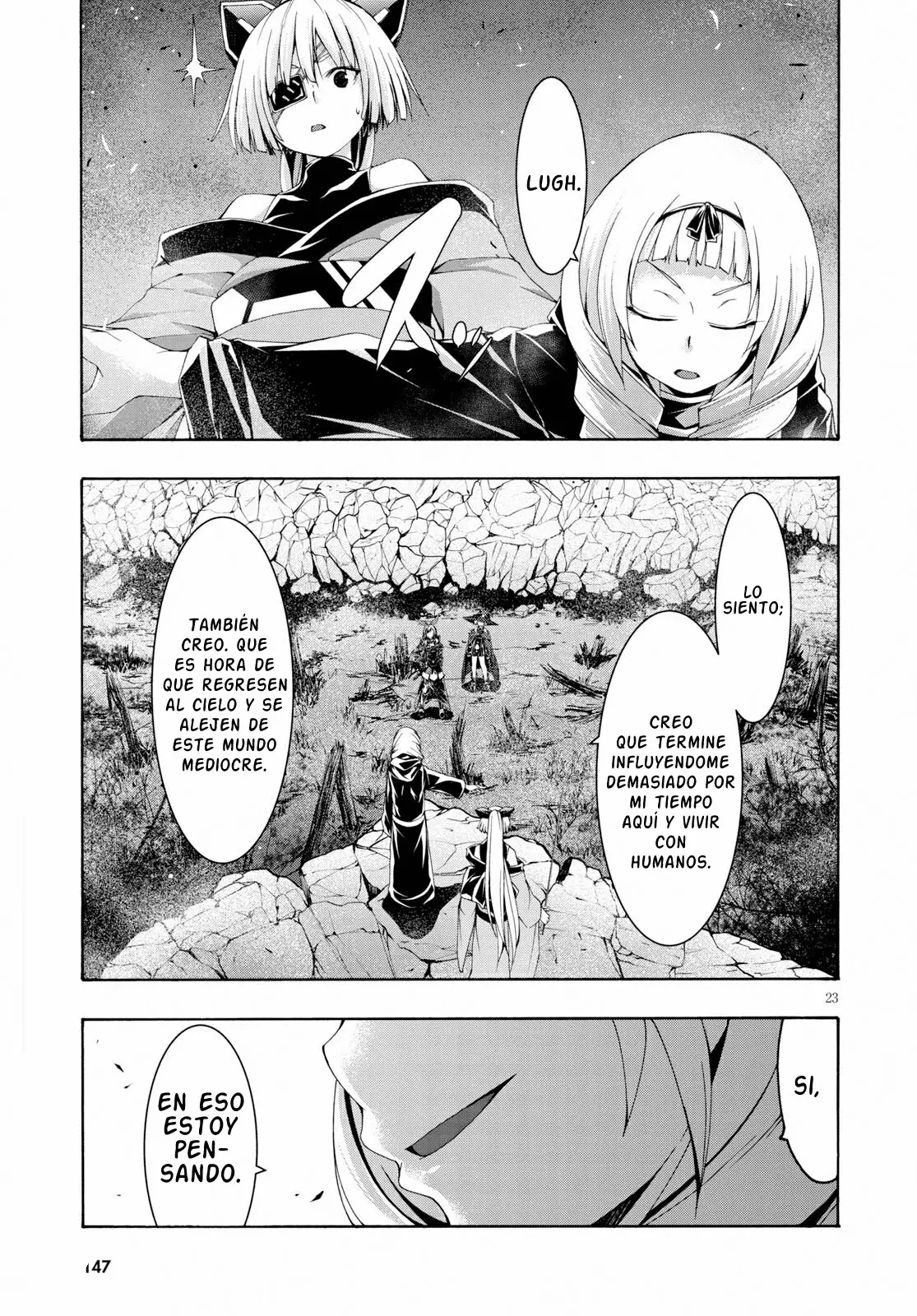 Trinity Seven: 7-Nin no Mahoutsukai capítulo 108 página 23